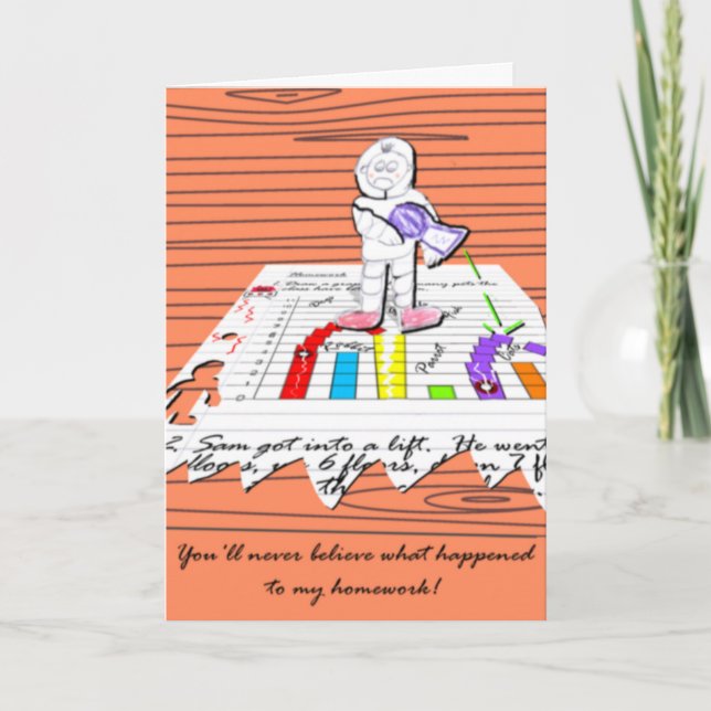 Thank you teacher card (Front)