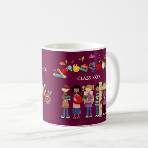 Thank You, Teacher. Customizable Gift Mugs