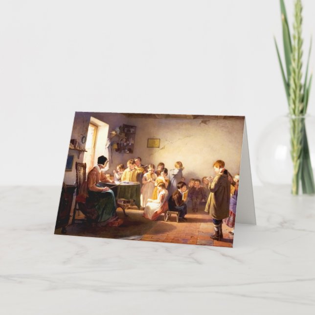 Thank you, Teacher. Fine Art Greeting Card (Front)