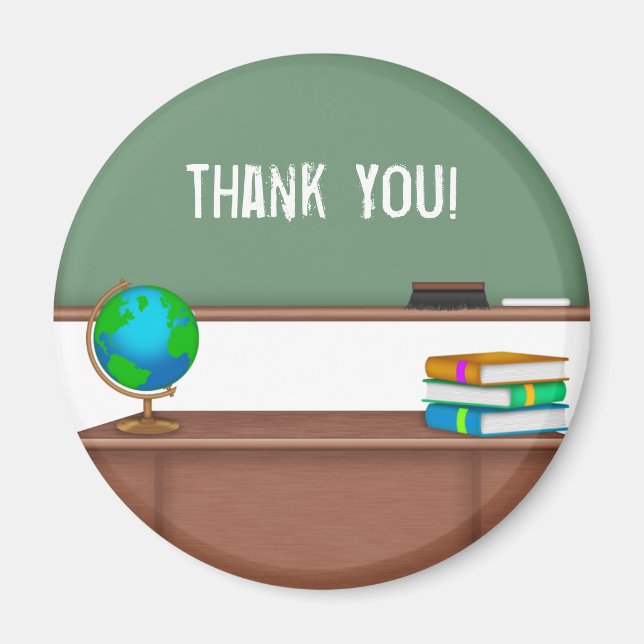 Thank You Teacher Gifts Magnet (Front)