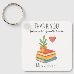 Thank You Teacher – Heartfelt Appreciation Gift Keychain