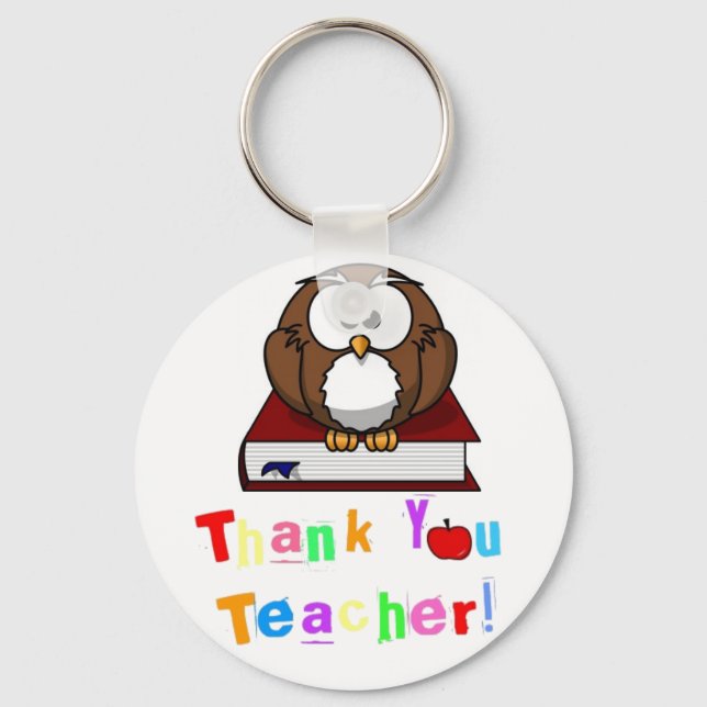 Thank you Teacher Keychain (Front)