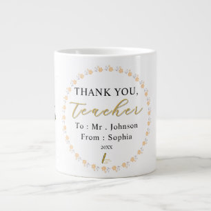 Thank You Teacher – Personalized Name Mug Gift