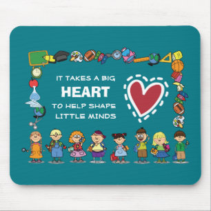 Thank You, Teacher. School Kids Gift Mousepads