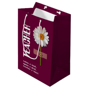 Thank You, Teacher. Smiling Daisy Gift Bags