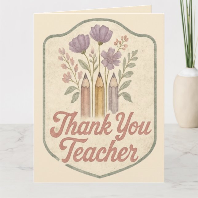 Thank You Teacher Vintage (Front)