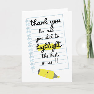 Thank You Teachers Day Appreciation Card