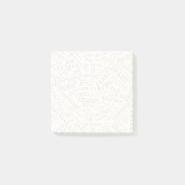 Thank You Text Post-it® Notes (Front)