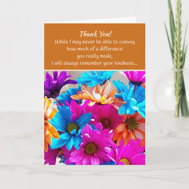 Thank You... Thank You Card (Front)