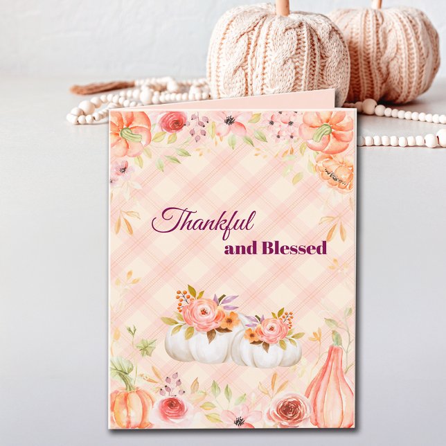 Thank You Thanksgiving Autumn Customize Holiday Card (Creator Uploaded)