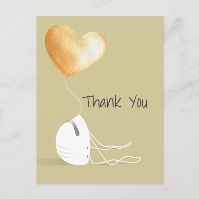 Thank You - the Coronavirus Edition Postcard (Front)