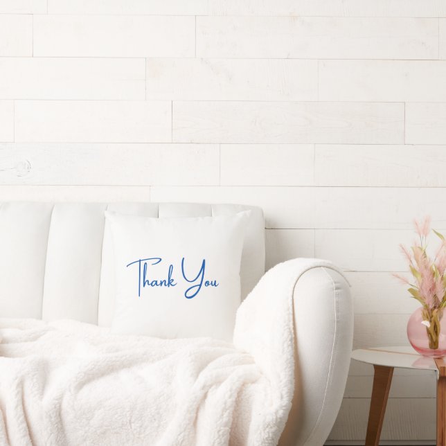 Thank You Throw Pillow (Couch)