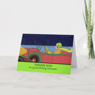 Thank You to a Driving Instructor, Vintage Car