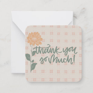 Thank you to a team card