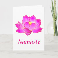 Thank You to a Yoga Teacher with Lotus Flower