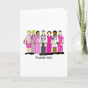 Thank you to Breast Cancer Medical Team. Card