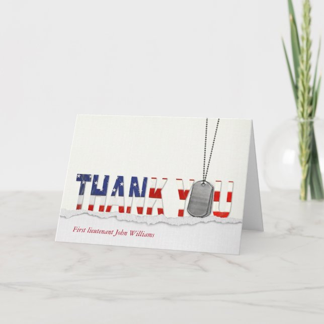 Thank You to military (Front)