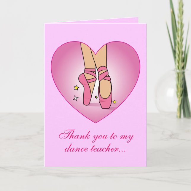 Thank you to my Dance Teacher: Ballet Shoes (Front)