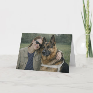 Thank You to My Puppy Raiser – German Shepherd Card