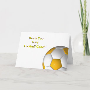 Thank You to my Soccer & Football Coach