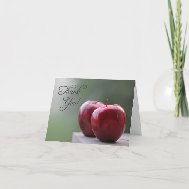 Thank You To Or From A Teacher (note card) (Front)