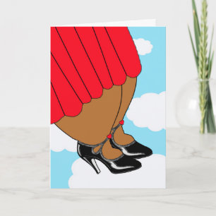 Thank You to Pastor, Sky High Spirit, Lady in Red Card