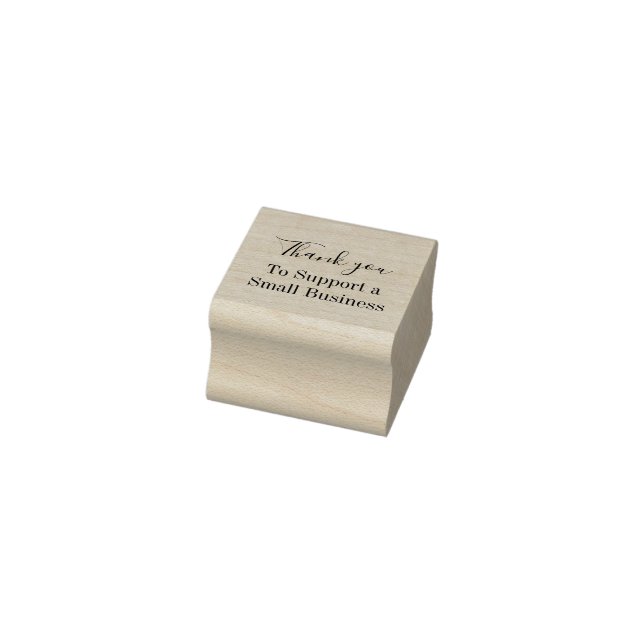 Thank you to support a small business rubber stamp (Stamp)