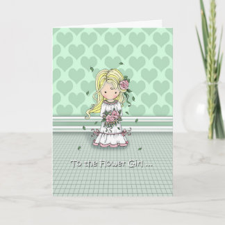 Thank You to the Flower Girl Card