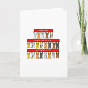 Thank You to Wonderful Veterinarian. Card