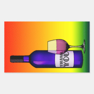 thank you toast sticker