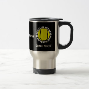 Thank you Travel Mug for Tennis Coach