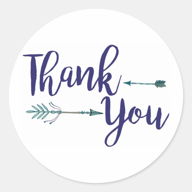 Thank You Tribal Sticker (Front)