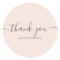 Thank you typography elegant chic blush pink
