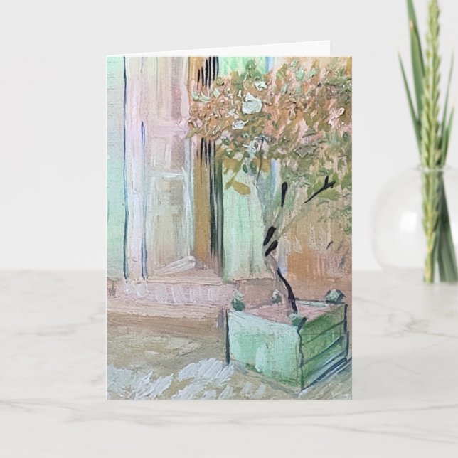 Thank You Van Gogh Painting  Card (Front)