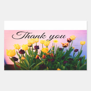 Thank You Various Tulips #1 Stickers