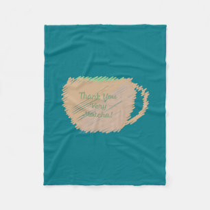 Thank You Very Match Fleece Blanket