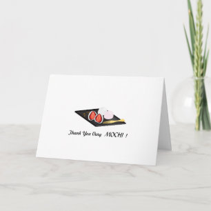 Thank You Very MOCHI! Folded Greeting Card