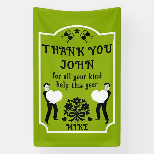 Thank You Very Much Banner (Vertical)