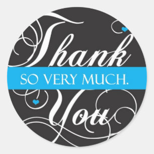 Thank you very much Mom Classic Round Sticker