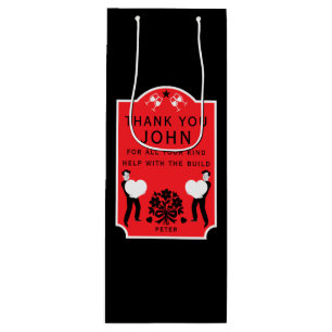 Thank You Very Much Wine Gift Bag