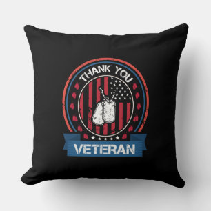 Thank You Veteran Throw Pillow