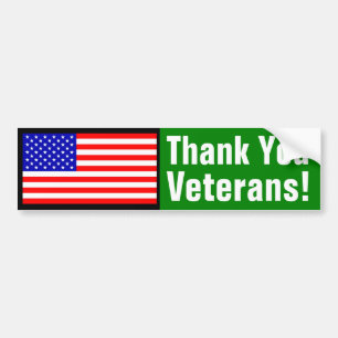 Thank You Veterans! Bumper Sticker