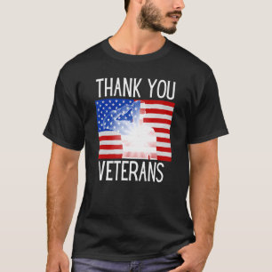 Thank You Veterans Combat Boots Veteran Day Americ T-Shirt