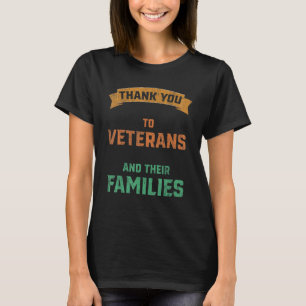 Thank You Veterans Combat Boots Vintag Veteran Mem T-Shirt