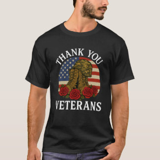 Thank You Veterans for Your Service Veterans Day T-Shirt