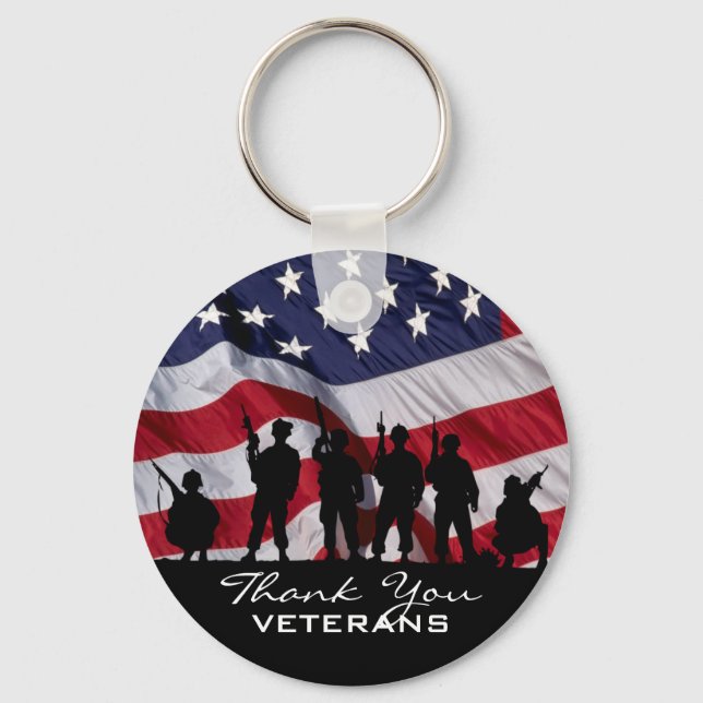 Thank You Veterans Keychain (Front)