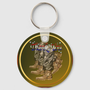 Thank You Veterans Keychains