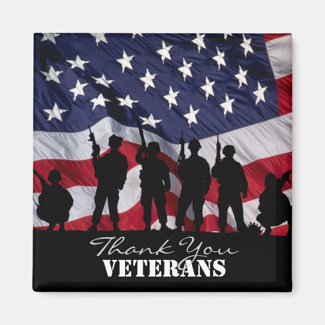 Thank You Veterans Magnet (Front)