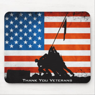 Thank You Veterans Mouse Pad