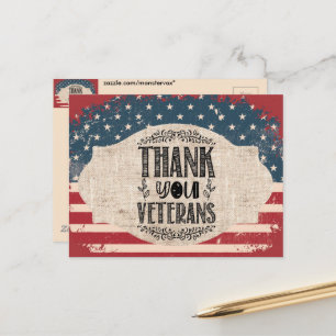 Thank You Veterans Postcard